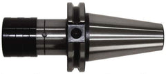 Accupro - CAT50 Taper Shank Tension & Compression Tapping Chuck - 1/2 to 1-3/8" Tap Capacity, 142mm Projection, Size 3 Adapter, Quick Change - Exact Tool & Supply