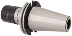 Accupro - CAT50 Taper Shank Tension & Compression Tapping Chuck - 1/4 to 7/8" Tap Capacity, 102.5mm Projection, Size 2 Adapter, Quick Change, Through Coolant - Exact Tool & Supply