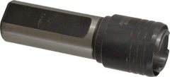 Accupro - 1" Straight Shank Diam Rigid Tapping Adapter - #0 to 9/16" Tap Capacity, 1.45" Projection, Size 1 Adapter, Quick Change, Through Coolant - Exact Tool & Supply