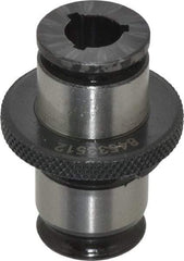 Accupro - 0.367" Tap Shank Diam, 0.275" Tap Square Size, 1/2" Tap, #1 Tapping Adapter - 0.276" Projection, 0.5118" Tap Depth, 25.5mm OAL, 19mm Shank OD, Through Coolant, Series WE 1 KP - Exact Tool & Supply