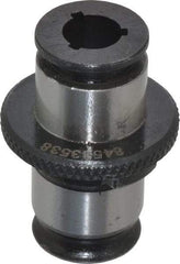 Accupro - 0.381" Tap Shank Diam, 0.286" Tap Square Size, 3/8" Tap, #1 Tapping Adapter - 0.276" Projection, 0.5118" Tap Depth, 25.5mm OAL, 19mm Shank OD, Through Coolant, Series WE 1 KP - Exact Tool & Supply