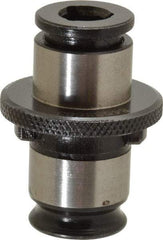 Accupro - 0.323" Tap Shank Diam, 0.242" Tap Square Size, 7/16" Tap, #1 Tapping Adapter - 0.276" Projection, 0.5118" Tap Depth, 25.5mm OAL, 19mm Shank OD, Through Coolant, Series WE 1 KP - Exact Tool & Supply