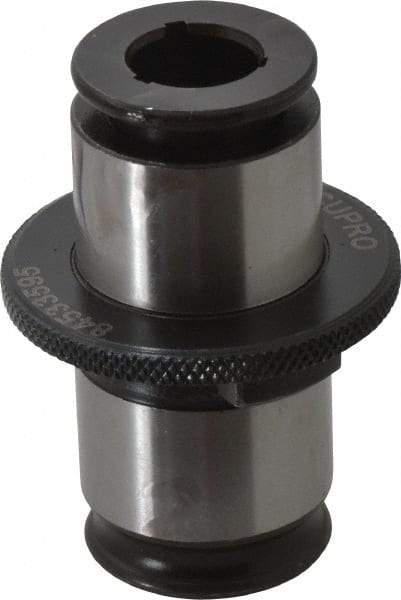 Accupro - 0.59" Tap Shank Diam, 0.442" Tap Square Size, 3/4" Tap, #2 Tapping Adapter - 0.433" Projection, 0.7874" Tap Depth, 40mm OAL, 31mm Shank OD, Through Coolant, Series WE 2 KP - Exact Tool & Supply