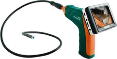 Extech - Video Borescope - 9 mm Probe Diameter, LCD Display, 712 x 486 Resolution - Exact Tool & Supply