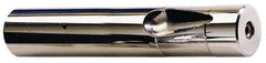 Dayton Lamina - 3/8" Shank Diam, 21/32" Machinable Length, 2" OAL, Ejector Mold Die Blank - 1/16" Pin Extension Length, Ball Lock, A2 Tool Steel - Exact Tool & Supply