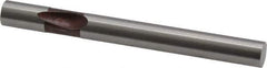 Dayton Lamina - 1/4" Shank Diam, Ball Lock, A2 Grade Tool Steel, Solid Mold Die Blank & Punch - 2-1/2" OAL, Blank Punch, Regular (LPB) Series - Exact Tool & Supply