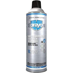 Sprayon - 18 Ounce Aerosol Electrical Grade Cleaner/Degreaser - 15,000 Volt Dielectric Strength, Nonflammable, Food Grade, Plastic Safe - Exact Tool & Supply