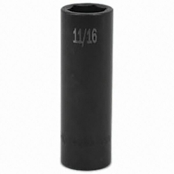 SK - Impact Socket - 1/2"DR 11/16" DEEP IMPACT SOCKET - Exact Tool & Supply