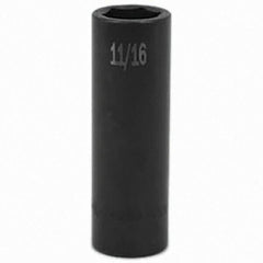 SK - Impact Socket - 1/2"DR 11/16" DEEP IMPACT SOCKET - Exact Tool & Supply