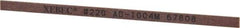 Value Collection - Rectangular, Ceramic Fiber Finishing Stick - 4" Long x 5/32" Wide x 1/32" Thick, 220 Grit, Very Fine Grade - Exact Tool & Supply
