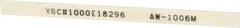 Value Collection - Rectangular, Ceramic Fiber Finishing Stick - 4" Long x 15/64" Width, 1,000 Grit, Ultra Fine Grade - Exact Tool & Supply