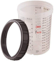 3M - Paint Sprayer Cup - Large Collar and Cup - Exact Tool & Supply