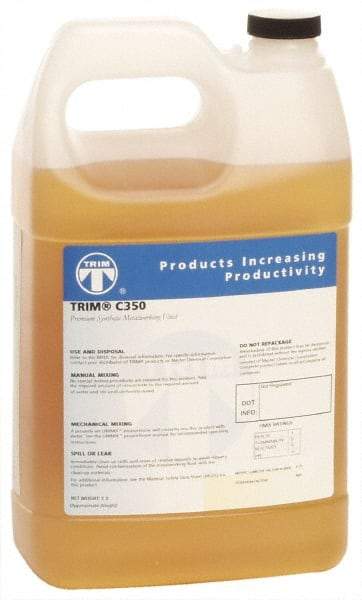 Master Fluid Solutions - Trim C350, 1 Gal Bottle Grinding Fluid - Synthetic, For Machining - Exact Tool & Supply