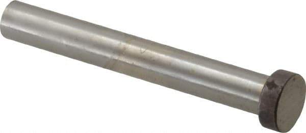 Dayton Lamina - 3/8" Head Diam, 1/4" Shank Diam, Basic Head, A2 Grade Tool Steel, Solid Mold Die Blank & Punch - 1/8" Head Height, 2" OAL, Blank Punch, Regular (KPB) Series - Exact Tool & Supply