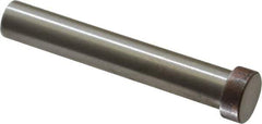 Dayton Lamina - 1/2" Head Diam, 3/8" Shank Diam, Basic Head, A2 Grade Tool Steel, Solid Mold Die Blank & Punch - 3/16" Head Height, 2-1/2" OAL, Blank Punch, Regular (KPB) Series - Exact Tool & Supply