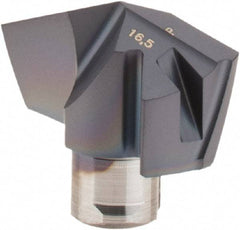 Iscar - Series ICP, 16.51mm Diam Grade IC908 140° Replaceable Drill Tip - Carbide, TiAlN Finish, 16 Seat Size - Exact Tool & Supply