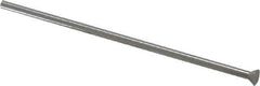 Dayton Lamina - 0.1125" Head Diam, 1/16" Shank Diam, Quill Head, High Speed Steel Solid Mold Die Blank & Punch - 60° Head Angle, 0.0438" Head Height, 2" OAL, Blank Punch, KWX Series - Exact Tool & Supply
