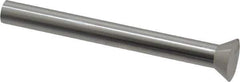Dayton Lamina - 0.45" Head Diam, 1/4" Shank Diam, Quill Head, High Speed Steel Solid Mold Die Blank & Punch - 60° Head Angle, 0.175" Head Height, 2-1/2" OAL, Blank Punch, KWX Series - Exact Tool & Supply