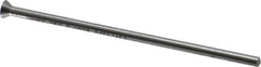 Dayton Lamina - 0.1688" Head Diam, 3/32" Shank Diam, Quill Head, High Speed Steel Solid Mold Die Blank & Punch - 60° Head Angle, 0.0657" Head Height, 2-1/2" OAL, Blank Punch, KWX Series - Exact Tool & Supply