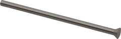 Dayton Lamina - 0.225" Head Diam, 1/8" Shank Diam, Quill Head, High Speed Steel Solid Mold Die Blank & Punch - 60° Head Angle, 0.0875" Head Height, 2-1/2" OAL, Blank Punch, KWX Series - Exact Tool & Supply