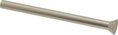 Dayton Lamina - 0.3375" Head Diam, 3/16" Shank Diam, Quill Head, High Speed Steel Solid Mold Die Blank & Punch - 60° Head Angle, 0.1313" Head Height, 2-1/2" OAL, Blank Punch, KWX Series - Exact Tool & Supply