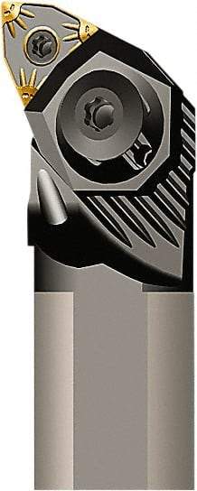Seco - 32mm Min Bore Diam, 200mm OAL, 25mm Shank Diam, A-PWLN Indexable Boring Bar - 30mm Max Bore Depth, WN.. 0804.. Insert, Pin Lock Assembly Holding Method - Exact Tool & Supply