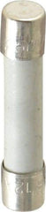 Cooper Bussmann - 125 VDC, 250 VAC, 12 Amp, Fast-Acting Miniature Ceramic Fuse - 1-1/4" OAL, 1/4" Diam - Exact Tool & Supply