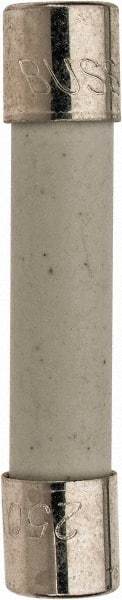 Cooper Bussmann - 125 VDC, 250 VAC, 7 Amp, Fast-Acting Miniature Ceramic Fuse - 1-1/4" OAL, 1/4" Diam - Exact Tool & Supply