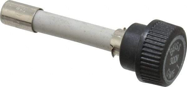 Cooper Bussmann - 300 VAC, 1 Amp, Time Delay Size Rejecting/NonRejecting Fuse - Fuse Holder Mount, 2-1/4" OAL, 10 at AC kA Rating, 15.9mm Diam - Exact Tool & Supply