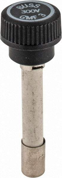Cooper Bussmann - 300 VAC, 3 Amp, Time Delay Size Rejecting/NonRejecting Fuse - Fuse Holder Mount, 2-1/4" OAL, 10 at AC kA Rating, 15.9mm Diam - Exact Tool & Supply