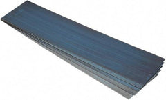 Value Collection - 5 Piece, 2 Ft. Long x 6 Inch Wide x 0.032 to 0.062 Inch Thick, Assortment Sheet Shim Stock - Spring Steel, 0.032 to 0.062 Inch Thick - Exact Tool & Supply