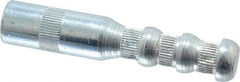 Wej-It - 1/2" Diam, 1/2" Drill, 2-3/4" OAL, 1-3/4" Min Embedment Drop-In Concrete Anchor - 12L14 Steel, Zinc-Plated Finish, Hex Nut Head, Hex Drive, 1" Thread Length - Exact Tool & Supply