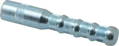 Wej-It - 5/8" Diam, 5/8" Drill, 3-11/16" OAL, 2" Min Embedment Drop-In Concrete Anchor - 12L14 Steel, Zinc-Plated Finish, Hex Nut Head, Hex Drive, 1" Thread Length - Exact Tool & Supply