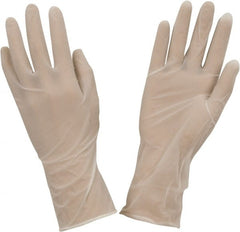 Ansell - Size M, 5 mil, Cleanroom Grade, Powder Free Nitrile Disposable Gloves - Exact Tool & Supply