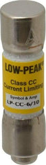 Cooper Bussmann - 150 VDC, 600 VAC, 0.6 Amp, Time Delay General Purpose Fuse - Fuse Holder Mount, 1-1/2" OAL, 20 at DC, 200 at AC (RMS) kA Rating, 13/32" Diam - Exact Tool & Supply
