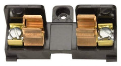 Cooper Bussmann - 1 Pole, 600 VAC/VDC, 30 Amp, Screw Mount Fuse Block - 13/32 Inch Diameter x 1-1/2 Inch Fuse Length, 65.1mm Long x 34.1mm Wide x 28.6mm High Block - Exact Tool & Supply