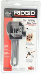Ridgid - 1/4" to 1-1/8" Pipe Capacity, Close Quarters Autofeed - Exact Tool & Supply