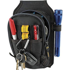 CLC - 9 Pocket Black Ballistic Polyester Mulit-Purpose Tool Carry All - 6" Wide x 4" Deep x 7" High - Exact Tool & Supply