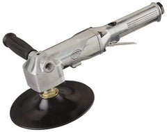 Ingersoll-Rand - 7" Max Disc, 5,000 RPM, Pneumatic Handheld Disc Sander - 28.98 CFM, 1/4 NPT Inlet, 0.5 hp - Exact Tool & Supply