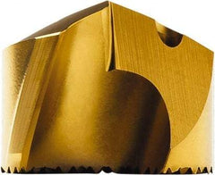 Seco - Series SD100, 23.9mm Diam 140° Replaceable Drill Tip - Carbide, TiAlN Finish, Through Coolant - Exact Tool & Supply