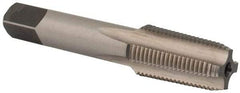 Union Butterfield - 1/8-27 NPT Thread, 4 Flute Standard Pipe Tap - 2-1/8" OAL, 3/4" Thread Length, 5/16" Shank Diam, Bright Finish, High Speed Steel - Exact Tool & Supply