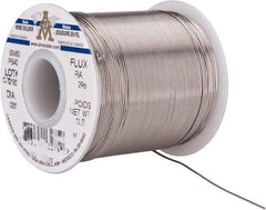 Value Collection - 0.0250 Inch Diameter, Alloy 60/40, Rosin Activated Solder - 1 Lb., 66 Core, 23 Gauge - Exact Tool & Supply