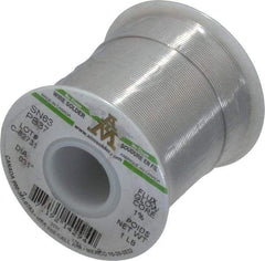 Value Collection - 0.0310 Inch Diameter, Alloy 63/37, No Clean Solder - 1 Lb., 50 Core, 21 Gauge - Exact Tool & Supply