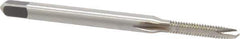 Kennametal - #3-48 UNC, 2 Flute, Bright Finish, High Speed Steel Spiral Point Tap - Plug Chamfer, Right Hand Thread, 1.81" OAL, 1/2" Thread Length, 0.141" Shank Diam, 2B Class of Fit, Series 5301 - Exact Tool & Supply