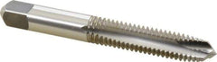 Kennametal - 3/8-16 UNC, 3 Flute, Bright Finish, High Speed Steel Spiral Point Tap - Plug Chamfer, Right Hand Thread, 2.94" OAL, 1-1/4" Thread Length, 0.381" Shank Diam, 3B Class of Fit, Series 5301 - Exact Tool & Supply