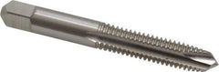 Kennametal - 3/8-16 UNC, 3 Flute, Bright Finish, High Speed Steel Spiral Point Tap - Plug Chamfer, Right Hand Thread, 2.94" OAL, 1-1/4" Thread Length, 0.381" Shank Diam, 2B Class of Fit, Series 5301 - Exact Tool & Supply