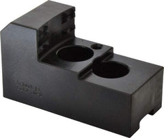 Schunk - 12" Max Chuck Diam Compatibility, Steel 1.5mm x 60° Serrated Hard Lathe Top Jaws - 21mm Groove Width, 50mm Wide x 2-1/2" High - Exact Tool & Supply