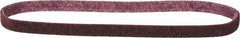 Norton - 1/2" Wide x 24" OAL, Aluminum Oxide Abrasive Belt - Aluminum Oxide, Medium, Nonwoven, Series STE-VS - Exact Tool & Supply