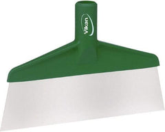 Remco - Stiff Stainless Steel Straight Scraper - 10-1/4" Blade Width - Exact Tool & Supply