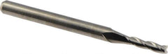 M.A. Ford - 2mm, 9mm LOC, 3mm Shank Diam, 38mm OAL, 3 Flute, Solid Carbide Square End Mill - Single End, Uncoated, 30° Helix, Centercutting, Right Hand Cut, Right Hand Flute, Series 116 - Exact Tool & Supply